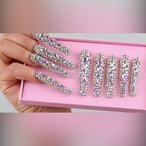 Press on Nails Mesmerizing custom handmade acrylic/gel